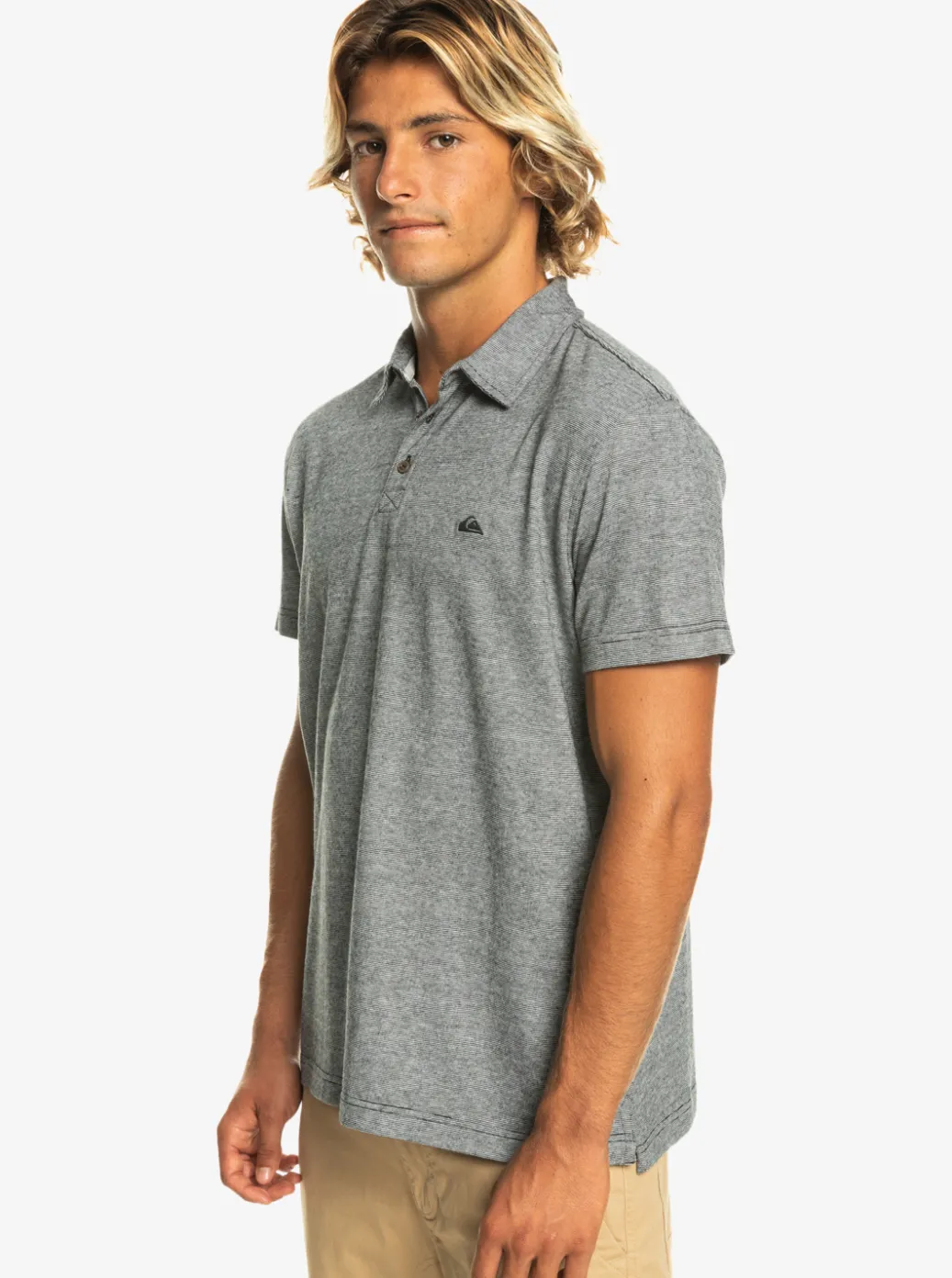Best Sale Quiksilver Sunset Cruise Short Sleeve Polo Shirt Black