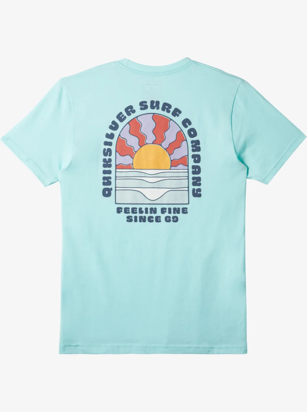 Best Sale Quiksilver Sunset Dreams T-Shirt Beach Glass Heather