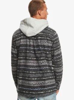 Online Quiksilver Super Swell Zip-Up Hoodie Tarmac Playa Mesa
