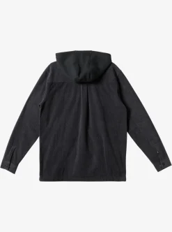 Shop Quiksilver Super Swell Zip-Up Hoodie Black Super Swell