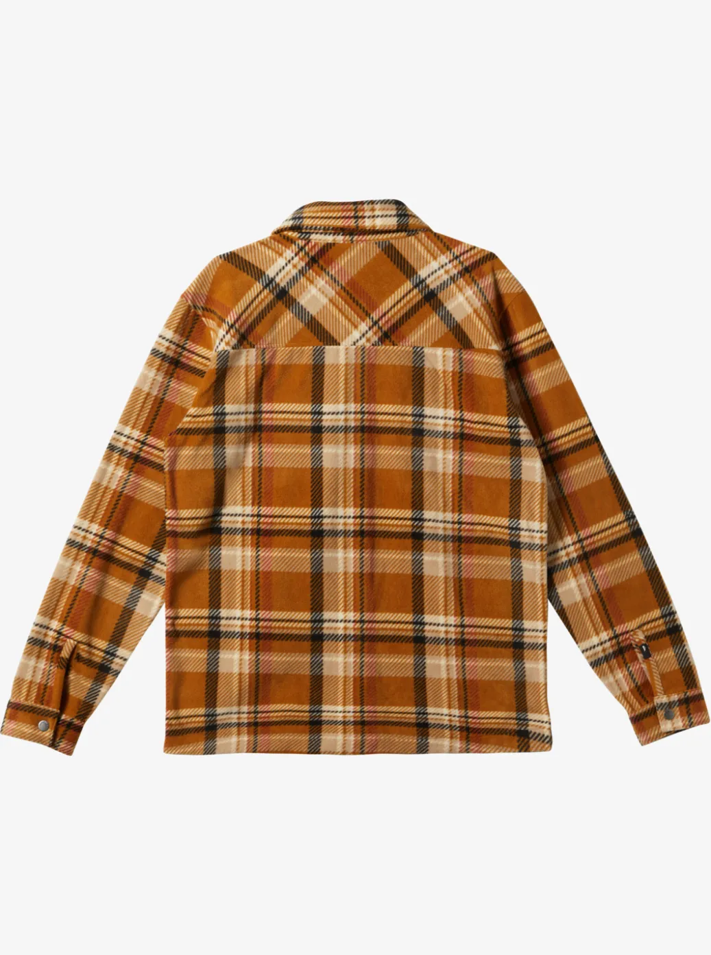 Best Sale Quiksilver Surf Days Long Sleeve Fleece Shirt Bone Brown Surf Days