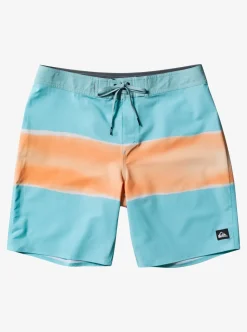 Discount Quiksilver Surfsilk Air Brush 19" Boardshorts Angel Blue