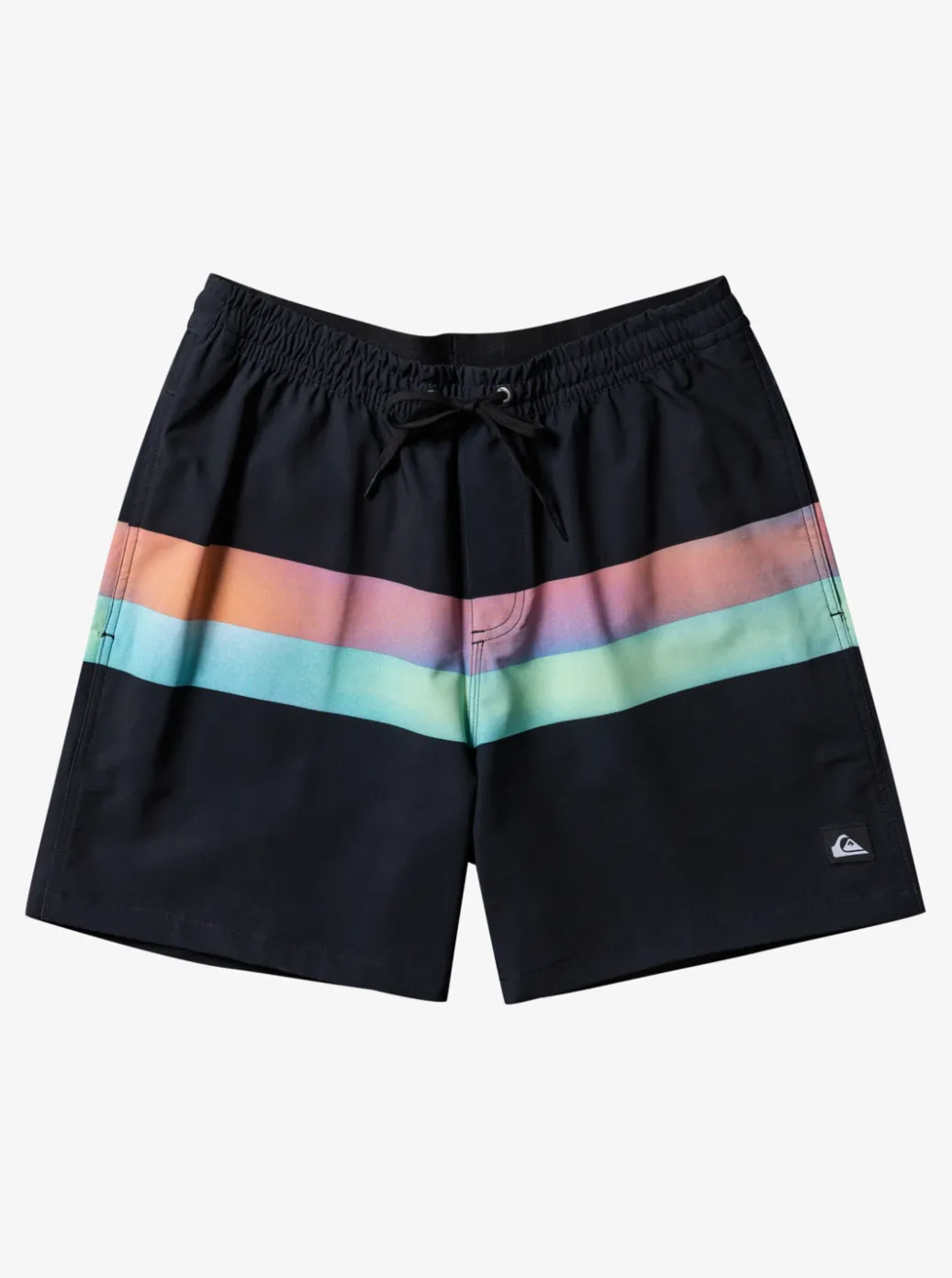 Discount Quiksilver Surfsilk Air-Brush 17" Volleys For Men Black