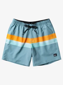 New Quiksilver Surfsilk Air-Brush 17" Volleys For Men Cameo Blue