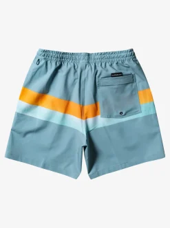 New Quiksilver Surfsilk Air-Brush 17" Volleys For Men Cameo Blue