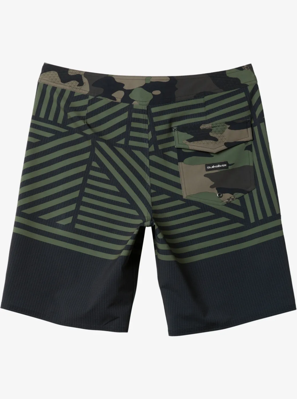 Best Sale Quiksilver Surfsilk Hawaii Flag 20 20" Boardshorts Black