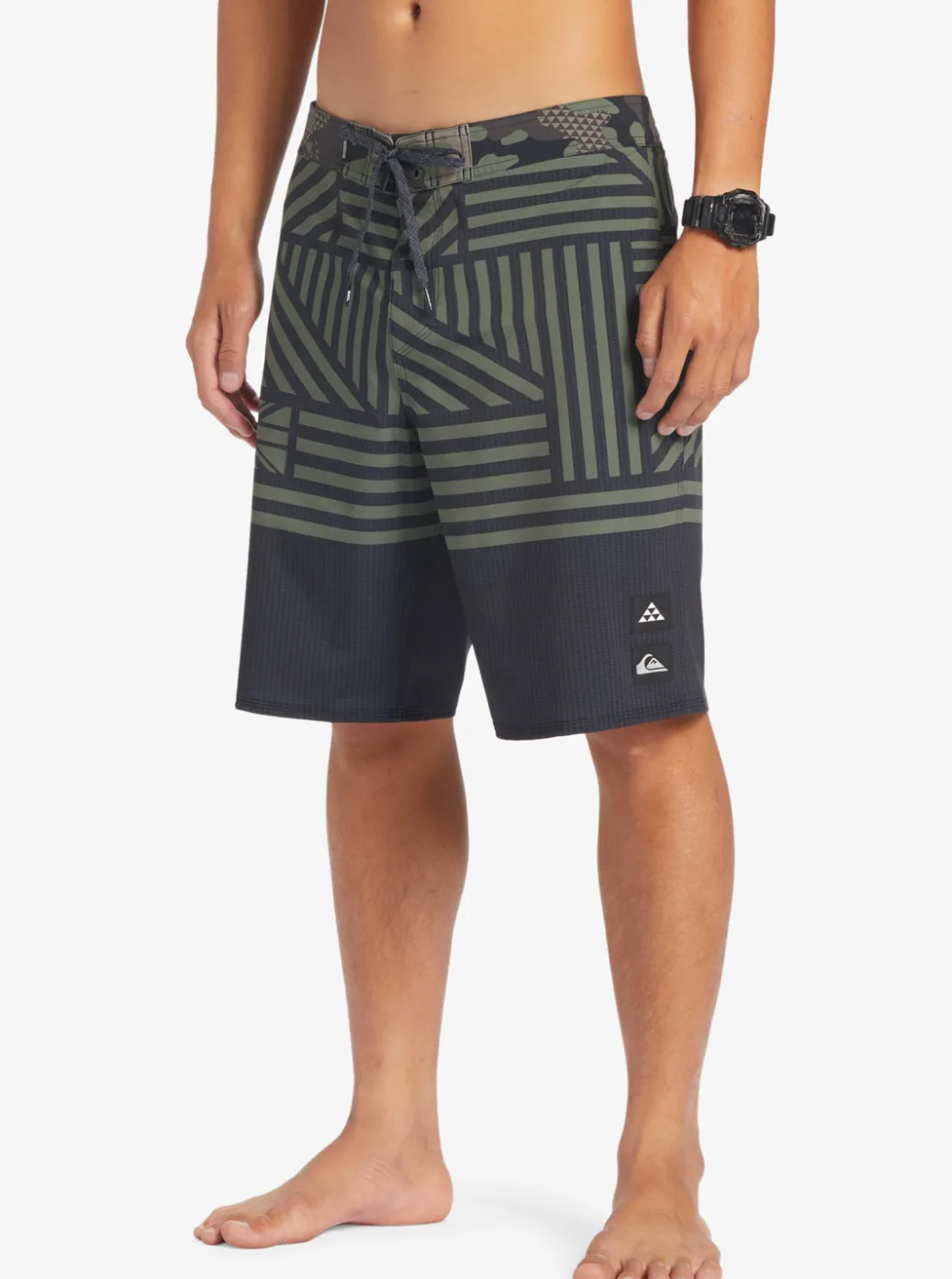 Best Sale Quiksilver Surfsilk Hawaii Flag 20 20" Boardshorts Black