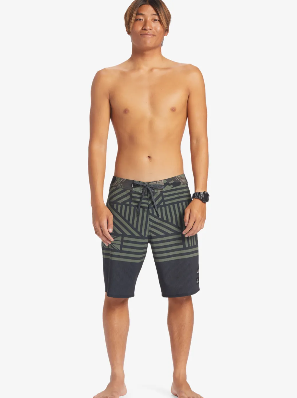 Best Sale Quiksilver Surfsilk Hawaii Flag 20 20" Boardshorts Black