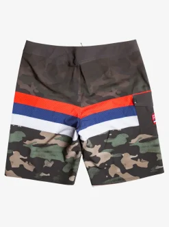 Cheap Quiksilver Surfsilk Hawaii Stripe 20" Boardshorts Thyme