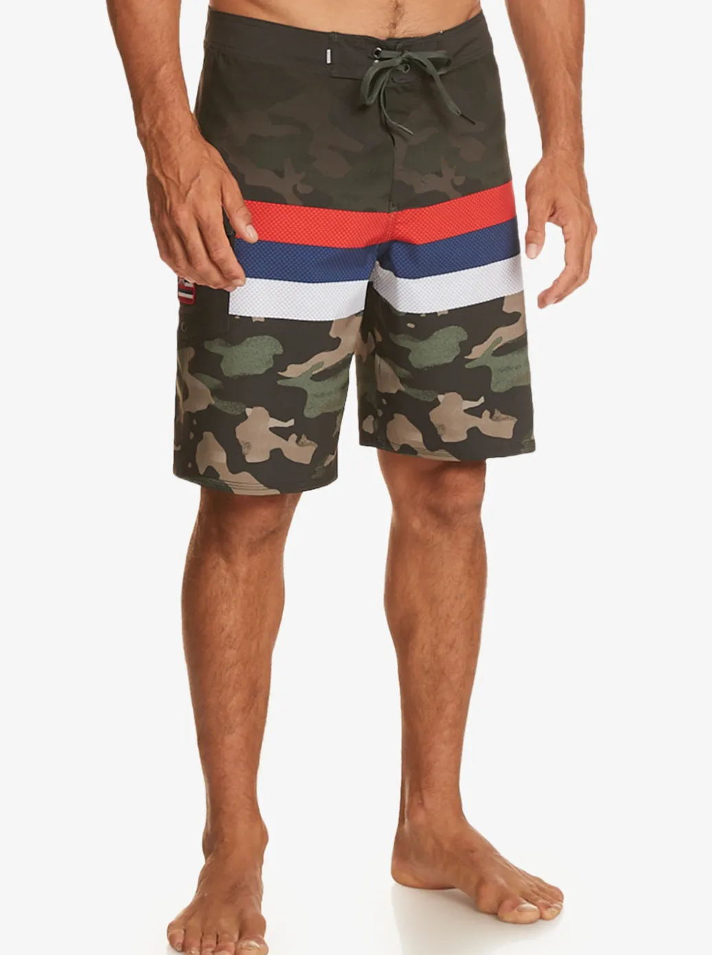 Cheap Quiksilver Surfsilk Hawaii Stripe 20" Boardshorts Thyme
