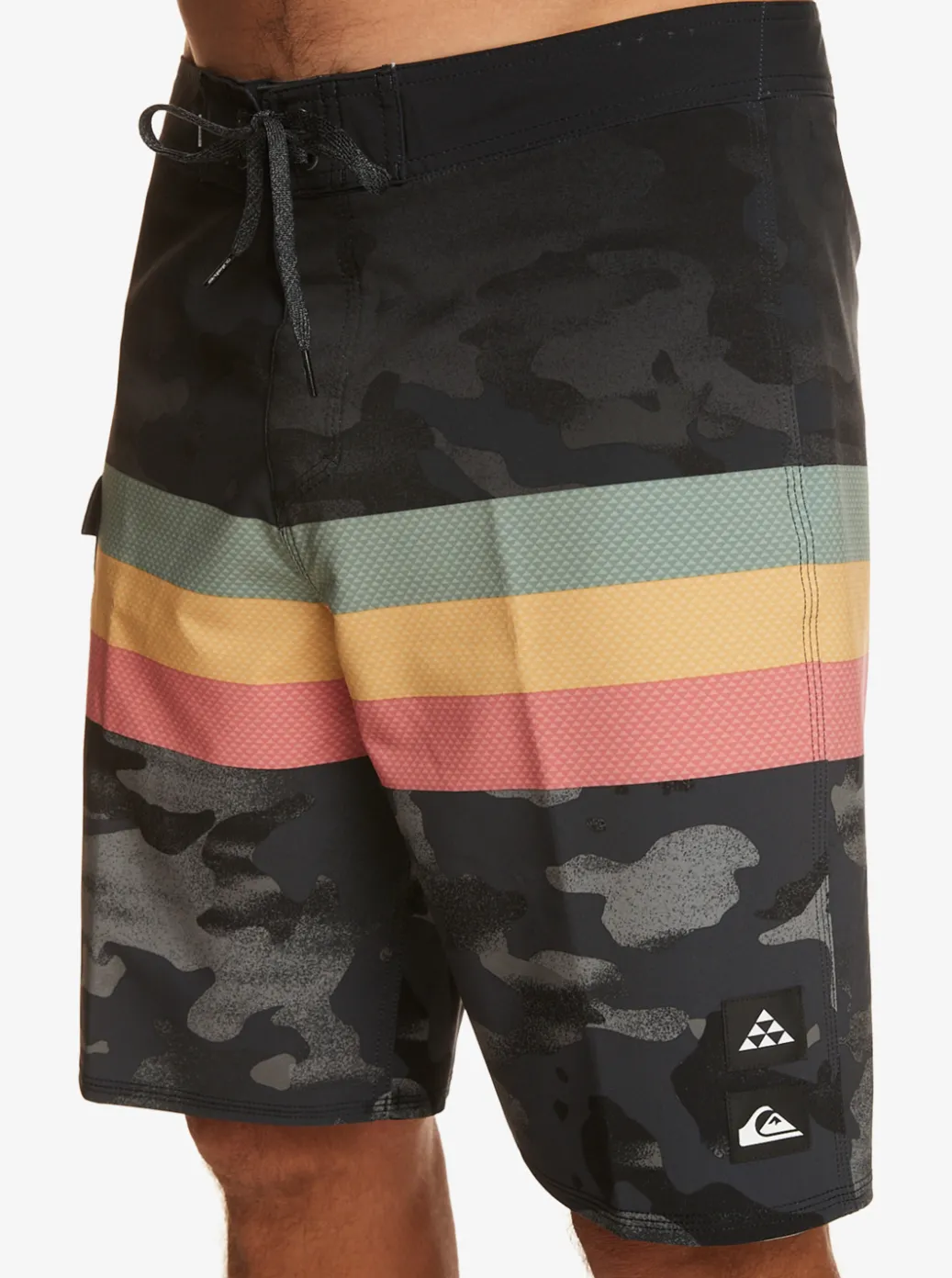 Store Quiksilver Surfsilk Hawaii Stripe 20" Boardshorts Black