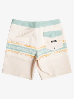 Sale Quiksilver Surfsilk Mesa Stripe 19" Boardshorts Birch