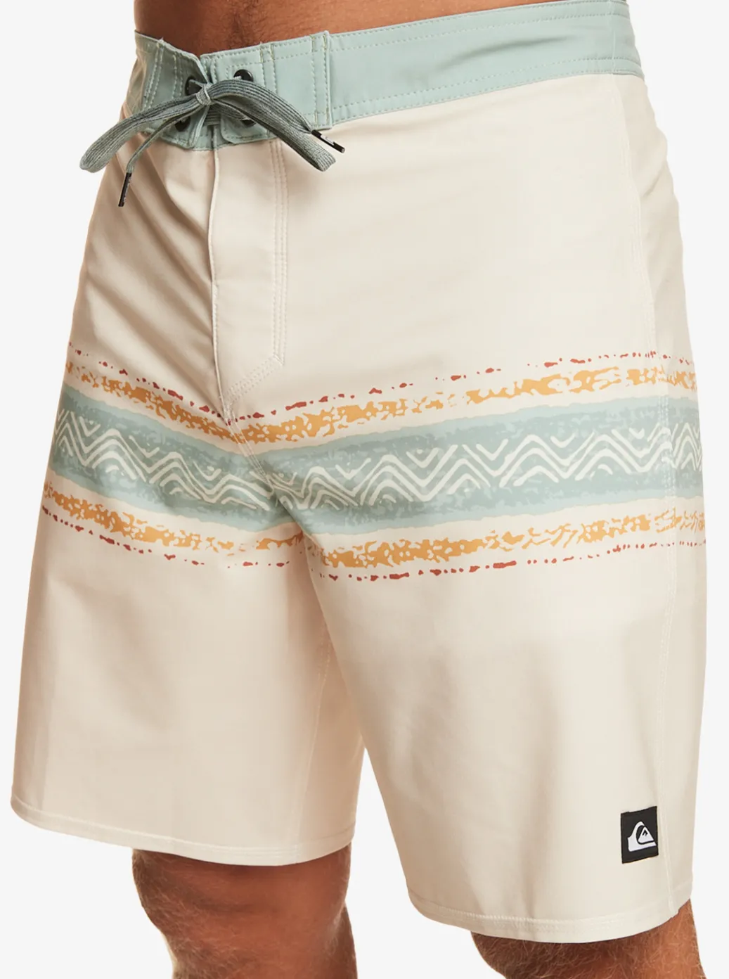 Sale Quiksilver Surfsilk Mesa Stripe 19" Boardshorts Birch
