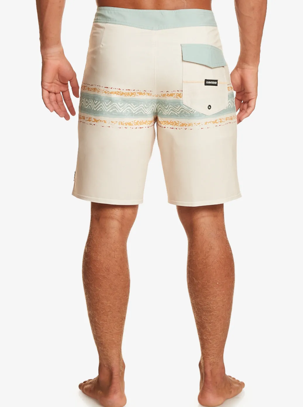 Sale Quiksilver Surfsilk Mesa Stripe 19" Boardshorts Birch