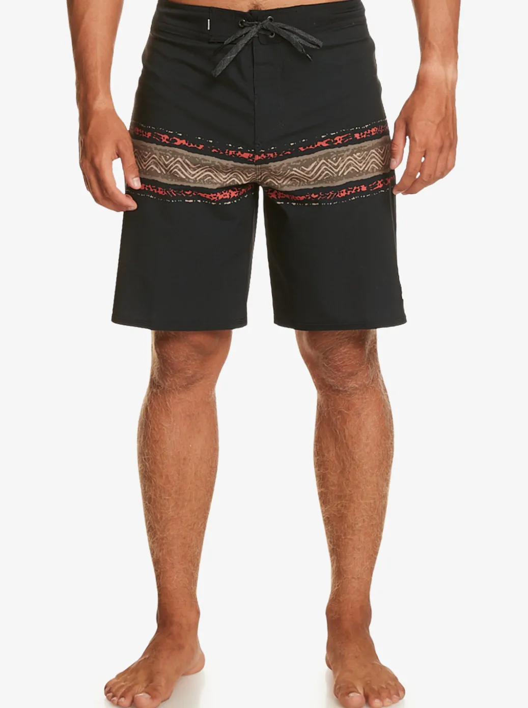 Outlet Quiksilver Surfsilk Mesa Stripe 19" Boardshorts Black