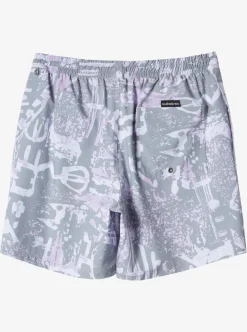 Cheap Quiksilver Surfsilk Mix 17" Volleys Iron Gate