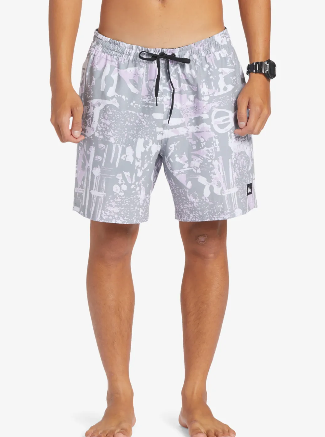 Cheap Quiksilver Surfsilk Mix 17" Volleys Iron Gate