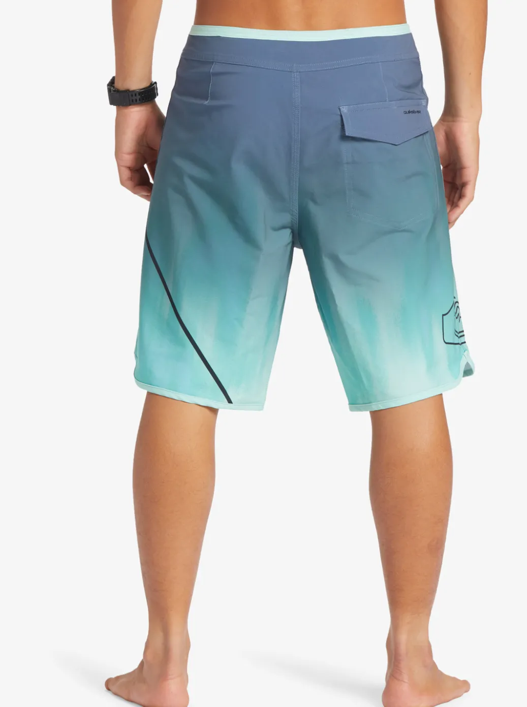 Hot Quiksilver Surfsilk New Wave 20" Boardshorts Blue Radiance