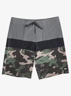 Shop Quiksilver Surfsilk Panel 20" Boardshorts Iron Gate