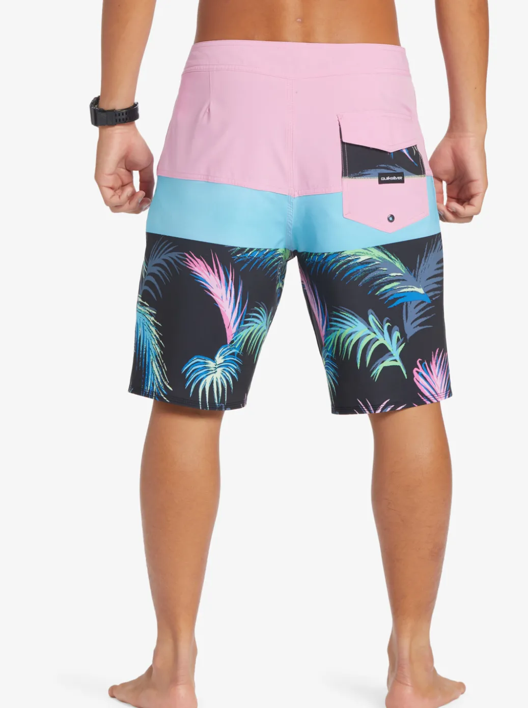 Sale Quiksilver Surfsilk Panel 20" Boardshorts Moonlite Mauve