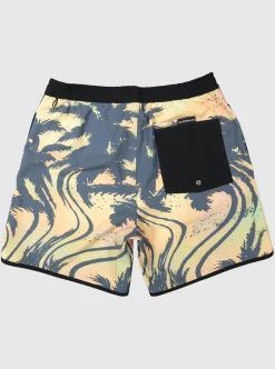 Fashion Quiksilver Surfsilk Scallop Volley 17" Volleys Black