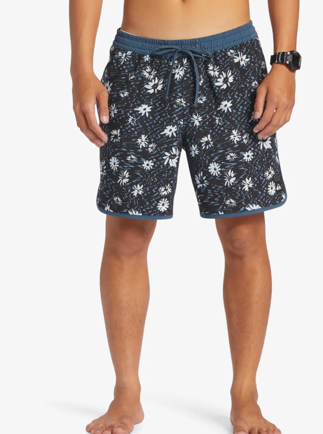 Online Quiksilver Surfsilk Scallop Volley 17" Volleys Midnight Navy