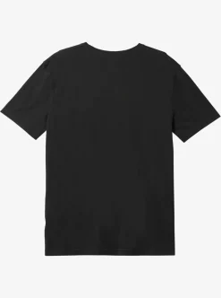 Clearance Quiksilver Swell Vision Stripe Pocket T-Shirt Tarmac