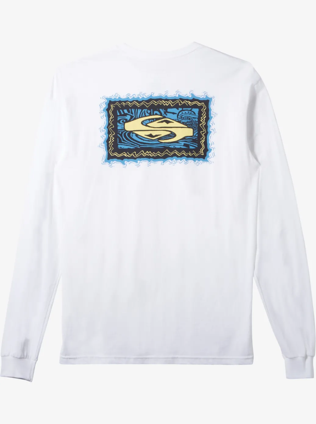 Cheap Quiksilver Taking Roots Long Sleeve T-Shirt White