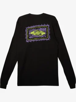 Online Quiksilver Taking Roots Long Sleeve T-Shirt Black