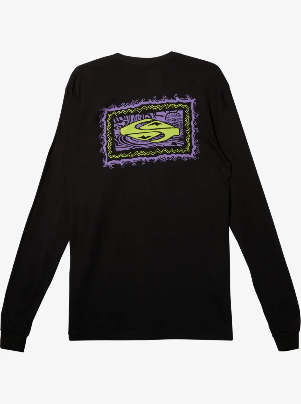 Online Quiksilver Taking Roots Long Sleeve T-Shirt Black