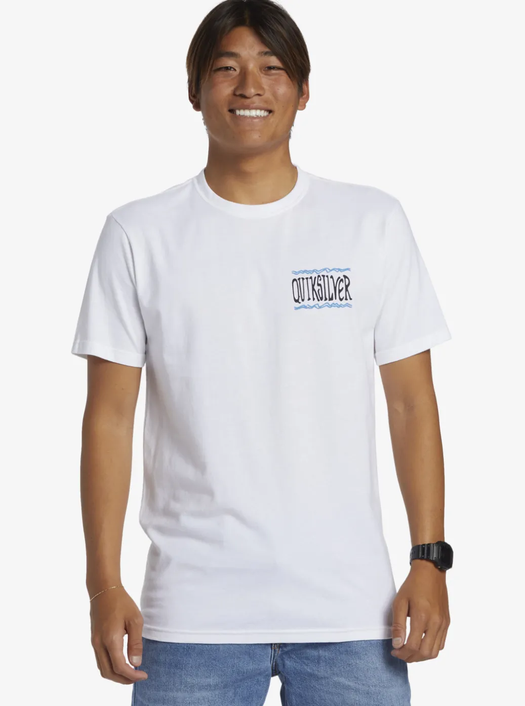 Outlet Quiksilver Taking Roots T-Shirt White