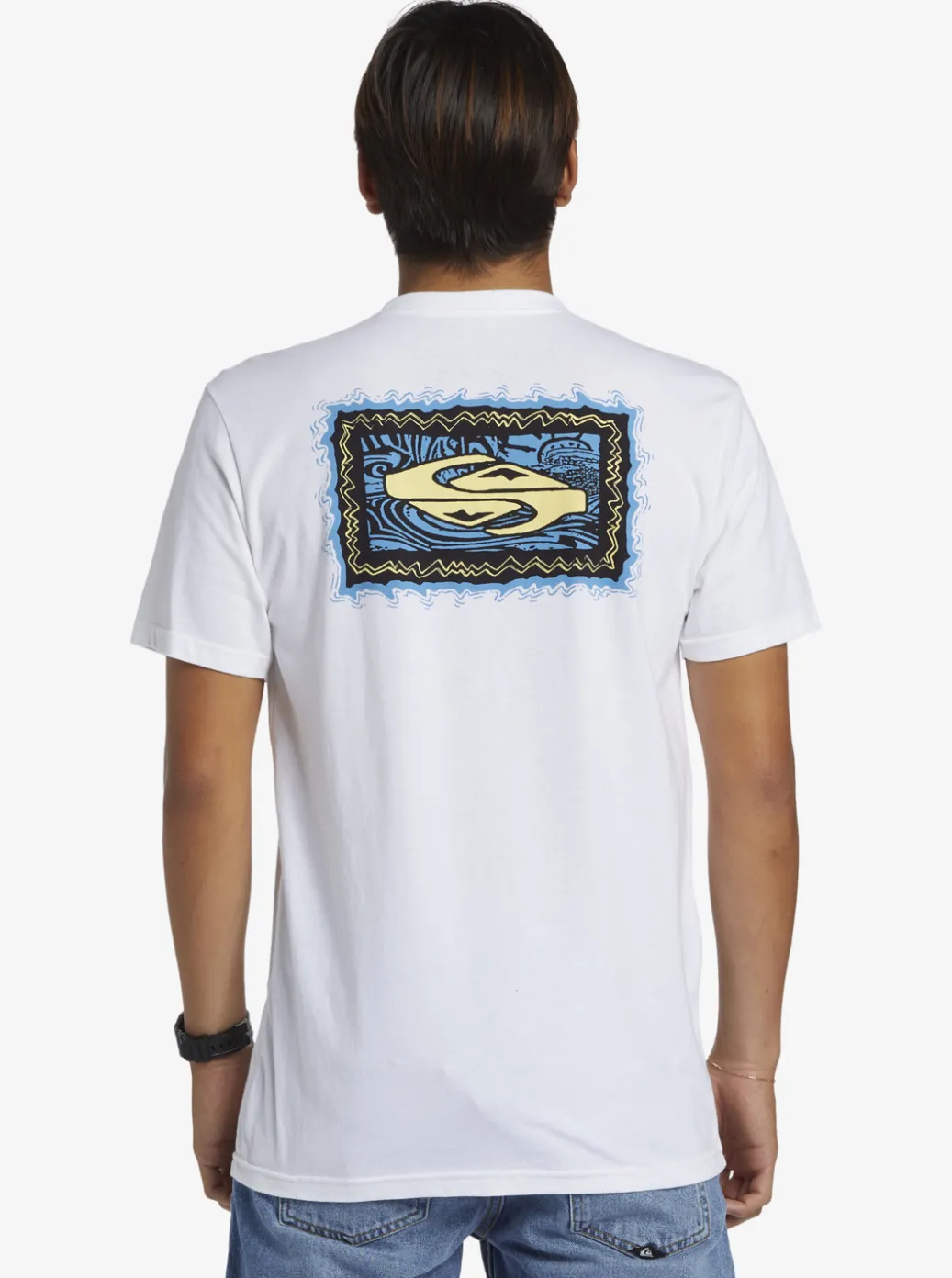 Outlet Quiksilver Taking Roots T-Shirt White