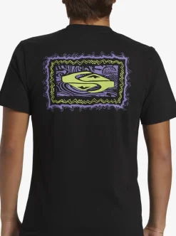 Online Quiksilver Taking Roots T-Shirt Black