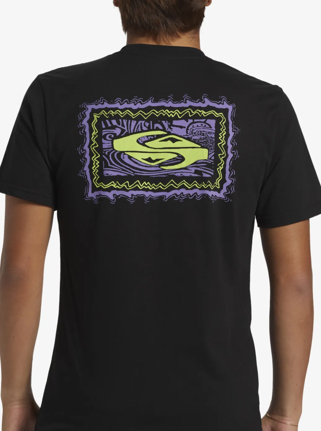 Online Quiksilver Taking Roots T-Shirt Black