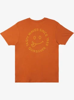 Cheap Quiksilver Tasty Waves T-Shirt Mango