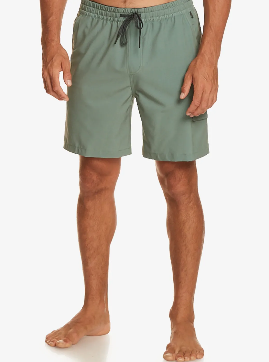 Best Sale Quiksilver Taxer Cargo 18" Amphibian Boardshorts Laurel Wreath