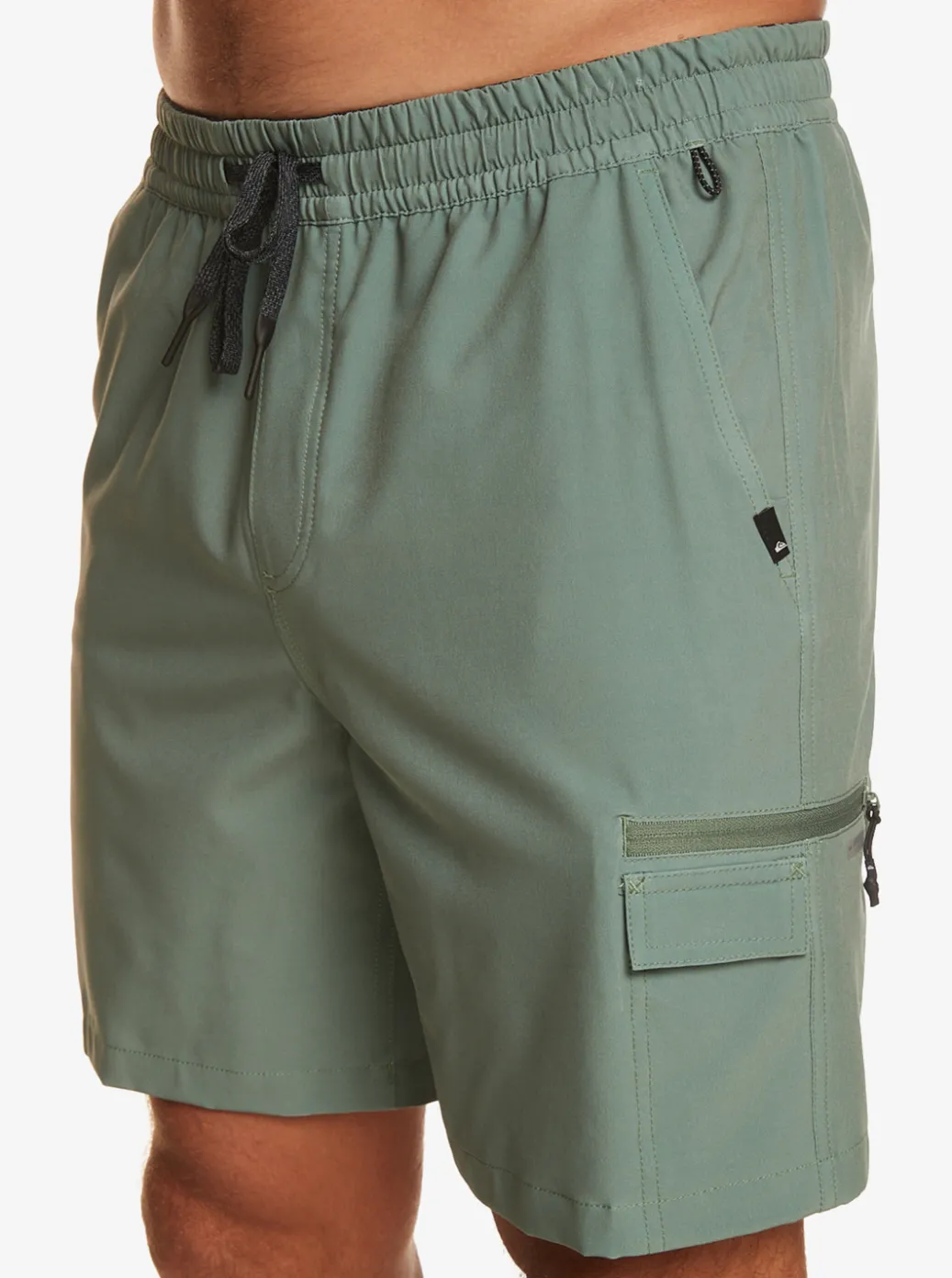 Best Sale Quiksilver Taxer Cargo 18" Amphibian Boardshorts Laurel Wreath
