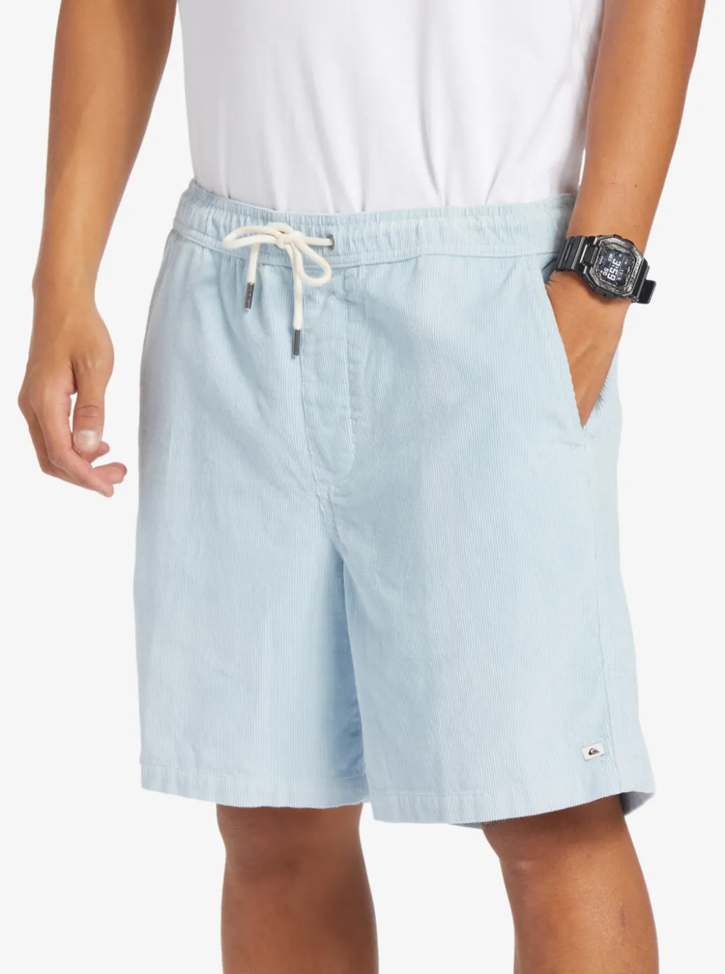 Best Quiksilver Taxer Cord Shorts Celestial Blue