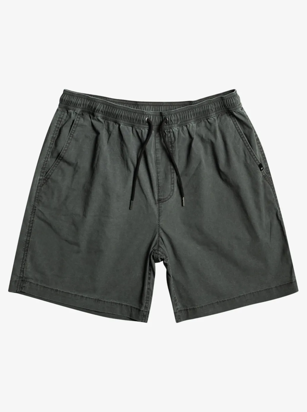 Best Quiksilver Taxer Elastic Waist Shorts Black