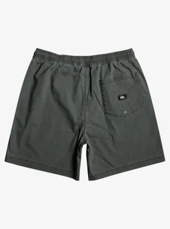 Best Quiksilver Taxer Elastic Waist Shorts Black