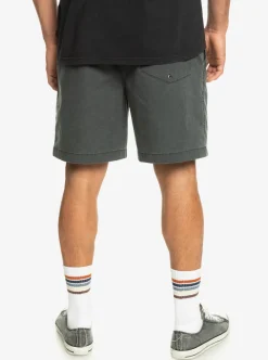 Best Quiksilver Taxer Elastic Waist Shorts Black