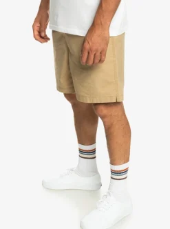 Outlet Quiksilver Taxer Elastic Waist Shorts Plage
