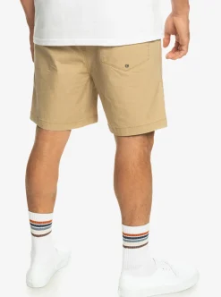 Outlet Quiksilver Taxer Elastic Waist Shorts Plage