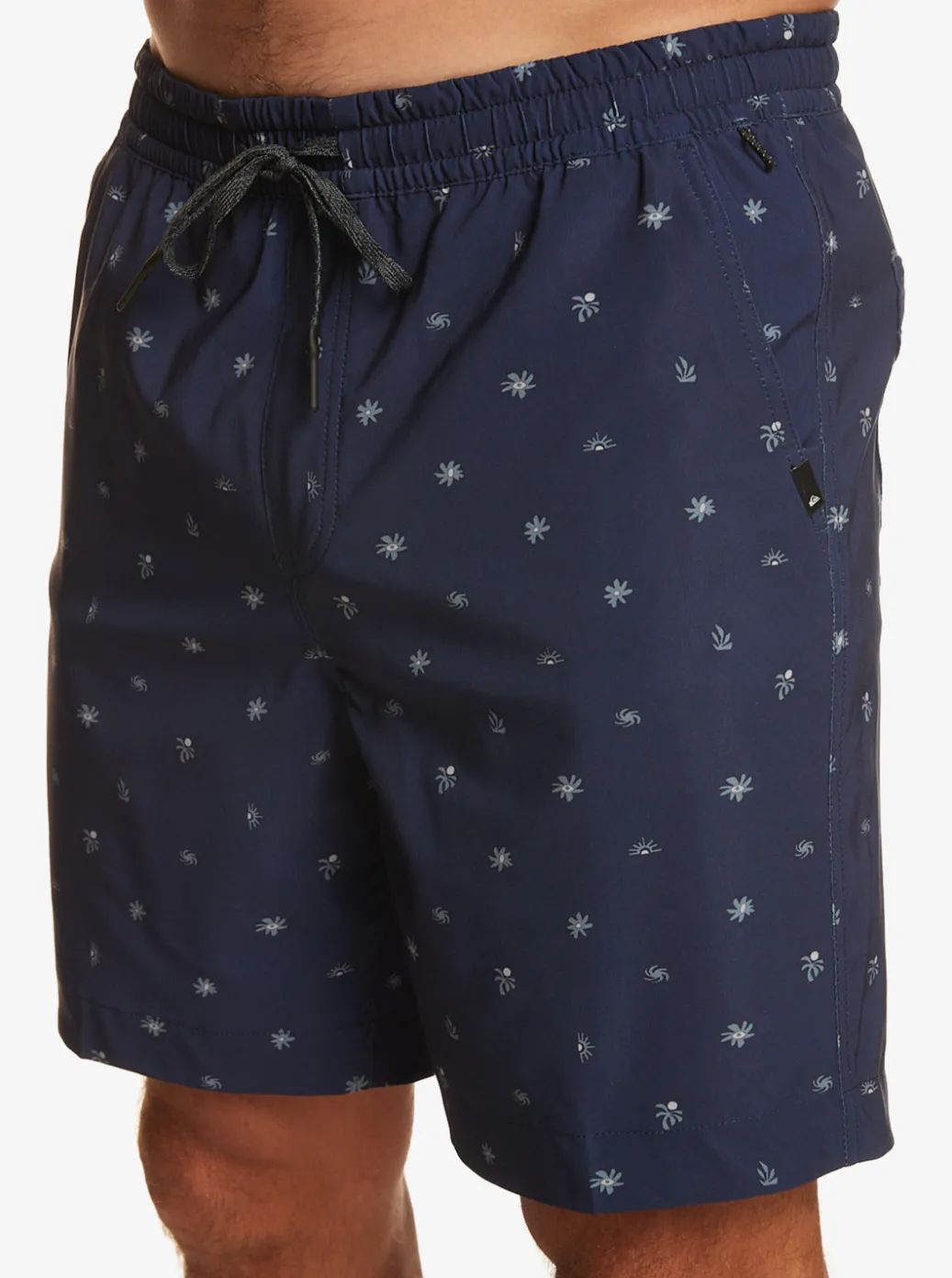 Best Sale Quiksilver Taxer Print 18" Amphibian Boardshorts Naval Accademy