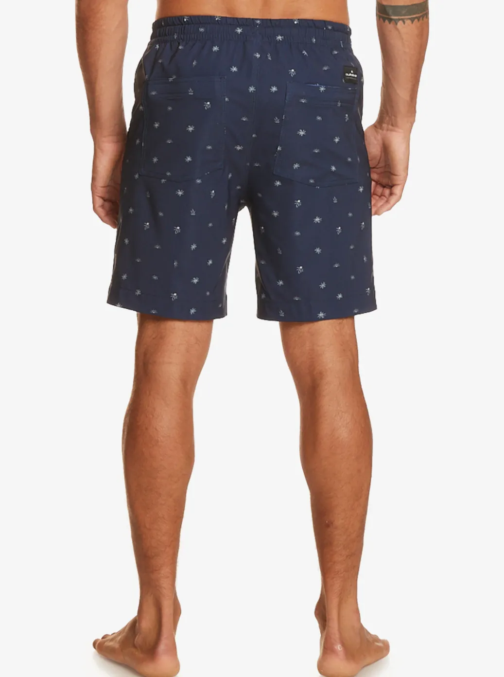 Best Sale Quiksilver Taxer Print 18" Amphibian Boardshorts Naval Accademy