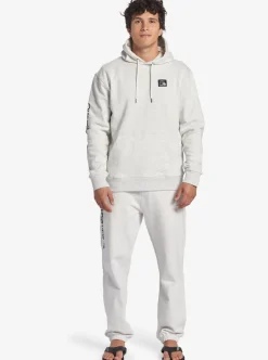 Sale Quiksilver The Original Hoodie White Marble Heather