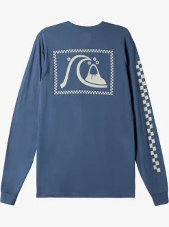Cheap Quiksilver The Original Long Sleeve T-Shirt Bering Sea