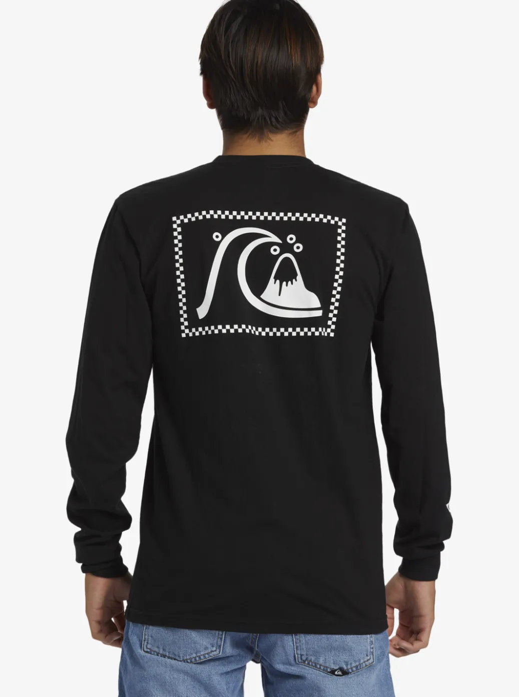 Online Quiksilver The Original Long Sleeve T-Shirt Black