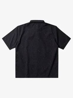 Best Sale Quiksilver The Saturn Short Sleeve Shirt Tarmac Tribal Floral