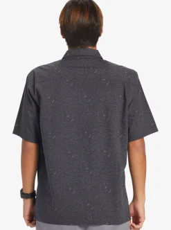 Best Sale Quiksilver The Saturn Short Sleeve Shirt Tarmac Tribal Floral